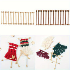 Set of 20 Hanging Rods for DIY Small Tapestry Accessories