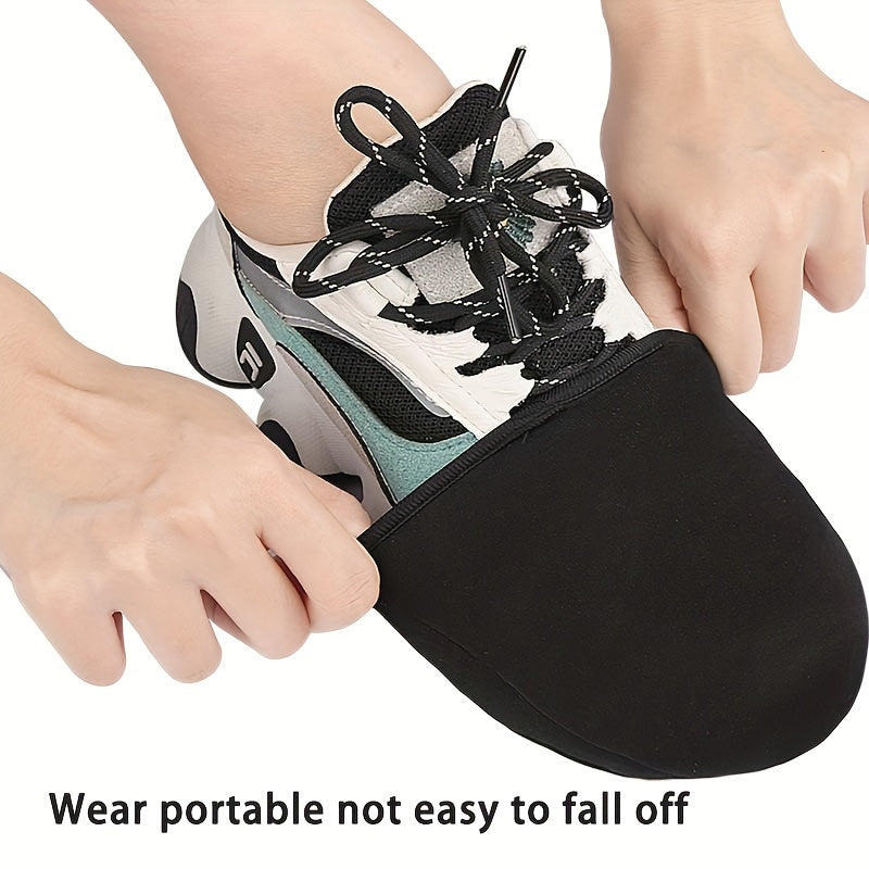Outdoor Bike Cycling Half Palm Shoe Cover Soft Rebound Windproof Warm