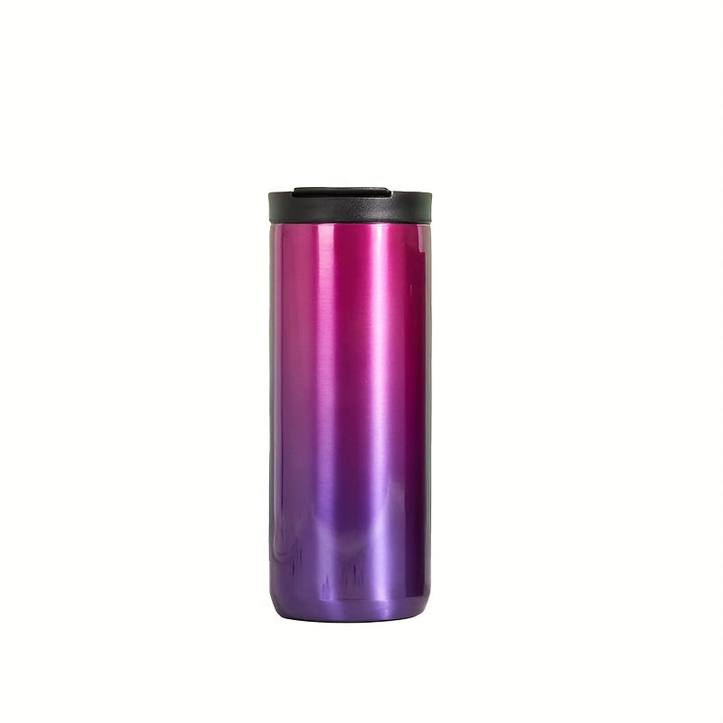 500ml Stainless Steel Coffee Cup Leakproof Vacuum Water Cup Outdoor Sports