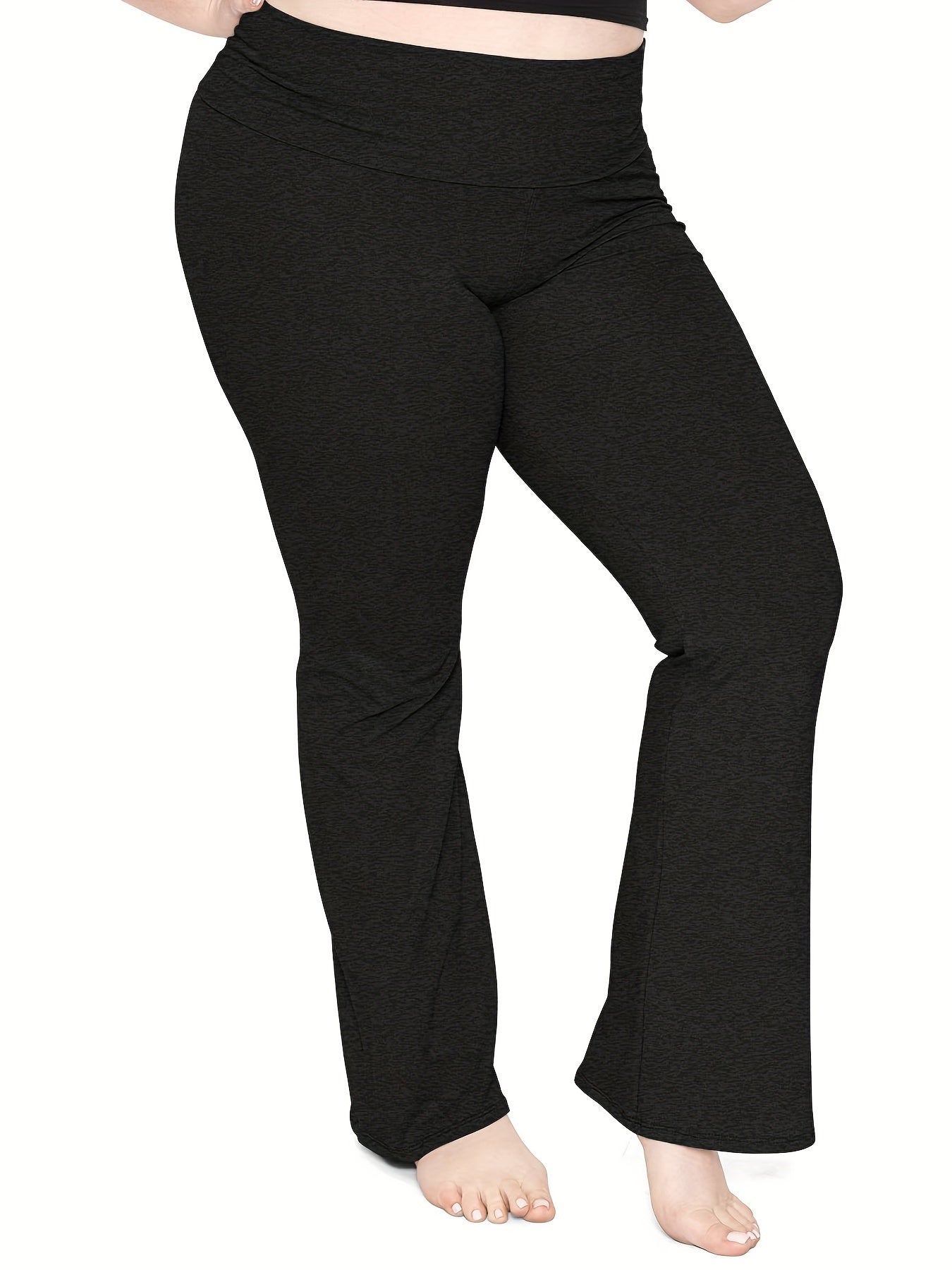  Wide Leg Stretchy Pants with Wide Waist Band
