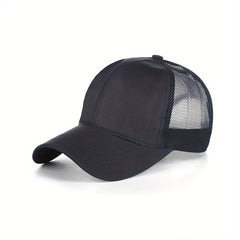 Mesh Baseball Hats Outdoor Leisure Cap Breathable Sun Visor Cap