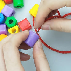 Colorful Bead String Building Blocks Set for Boys and Girls