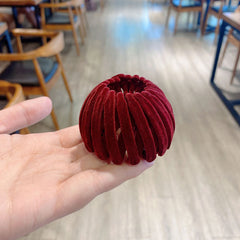 Velvet Hair Claw Clip Birds Nest Magic Hair Clip Women Hair Holder