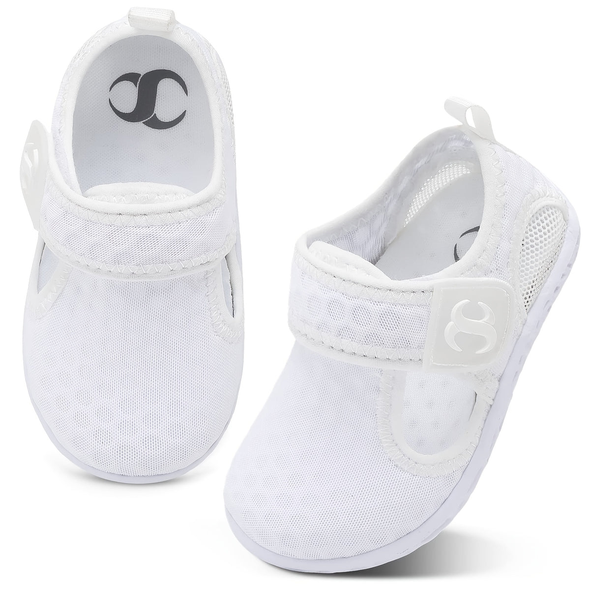 Breathable Mesh Aqua Shoes For Baby Girls - Non Slip Lightweight Wading Shoes