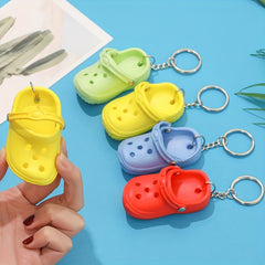 Mini Clog Shoes Charm Keychain Handbag Backpack Purse Accessories