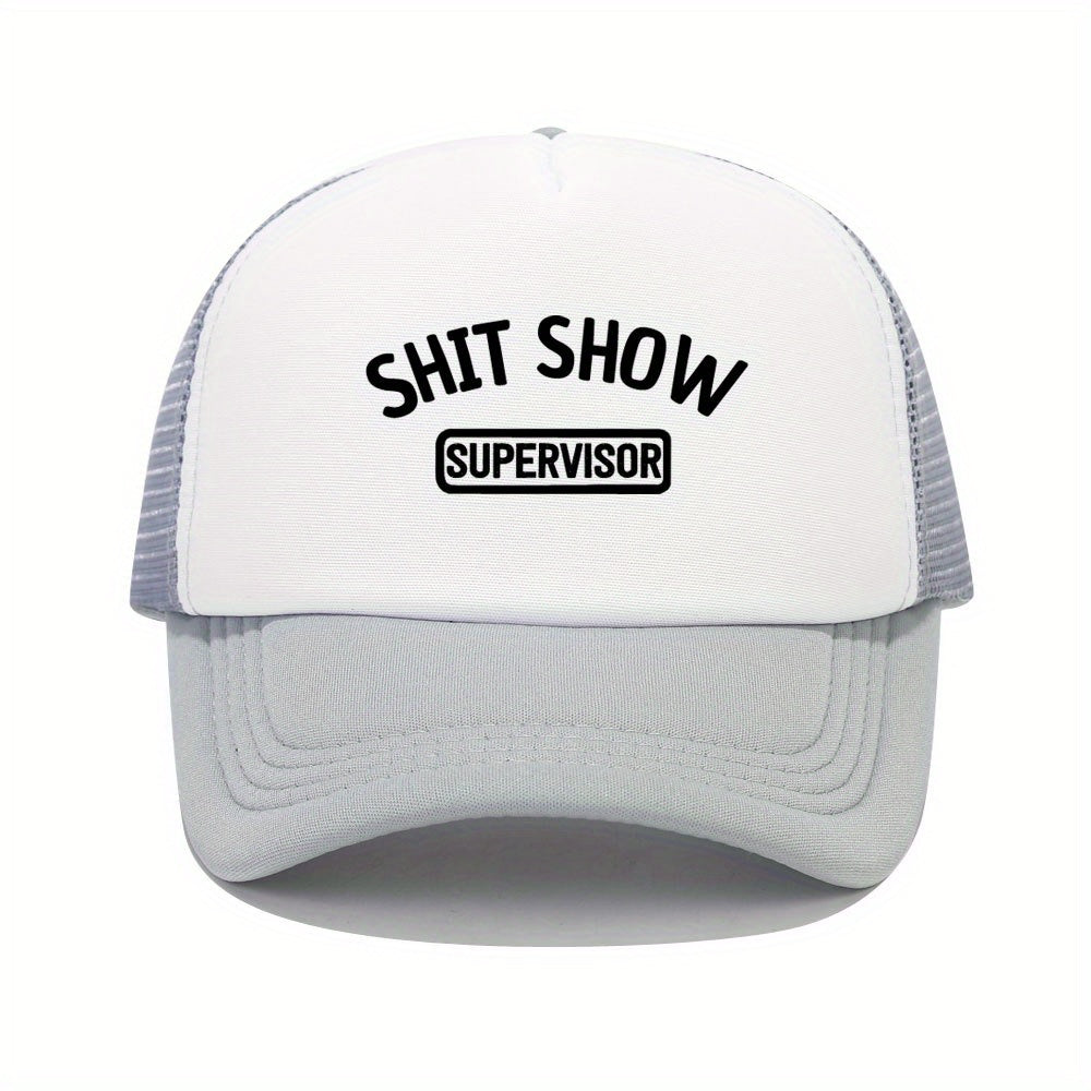 Mesh Baseball Cap Curved Brim Sunshade Summer Hat Men Women