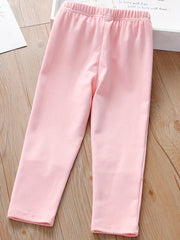 Girls' Bunny Embroidery Legging Pants For Kids