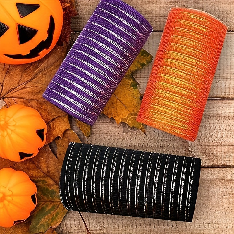 Golden Mesh Yarn Roll for Party Decoration Supplies