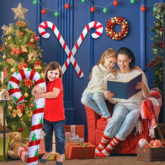 4pcs Inflatable Christmas Crutches Blow up Crutches Party Inflatable Toys