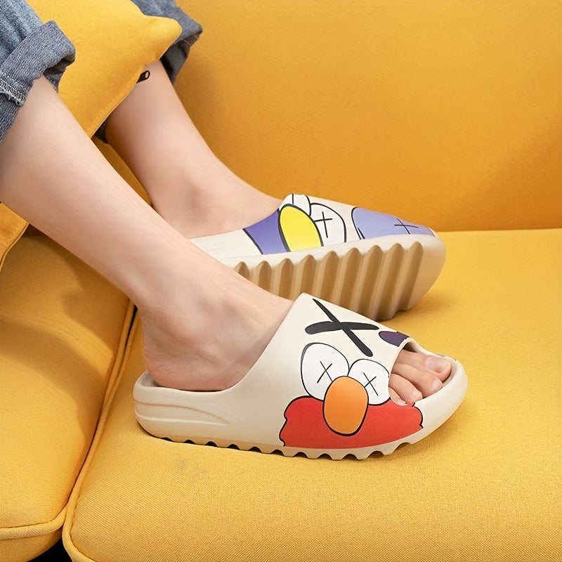 Men's Lightweight Open Toe Slippers for Shower Spring Summer