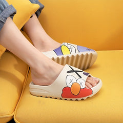 Men's Lightweight Open Toe Slippers for Shower Spring Summer