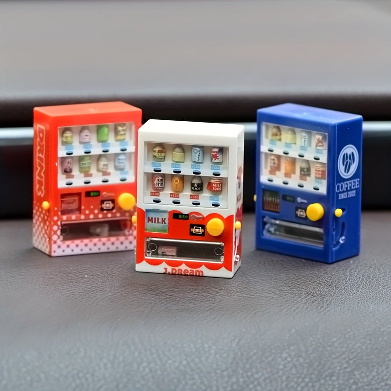 1:12 Scale Mini Vending Machine Sculpture for Micro Landscapes
