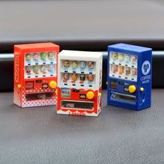 1:12 Scale Mini Vending Machine Sculpture for Micro Landscapes