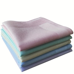 5pcs Solid Handkerchief Candy Decorative Lightweight Hankies