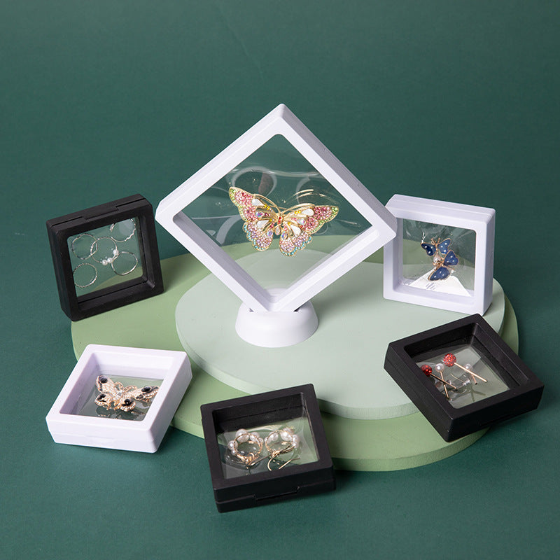 PE Transparent Film Jewelry Storage Box Set
