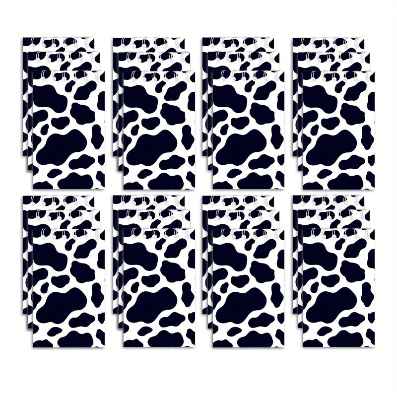 12 Pcs Cow Print Notebooks Farm Cow Themed Party Decoration