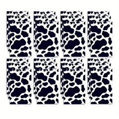12 Pcs Cow Print Notebooks Farm Cow Themed Party Decoration