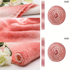 Gradient Rainbow Yarn Acrylic Polyester Soft Scarf Sweat