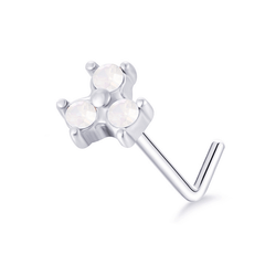 Stainless Steel Nose Ring Stud Flower Snowflake Butterfly Nose Piercing
