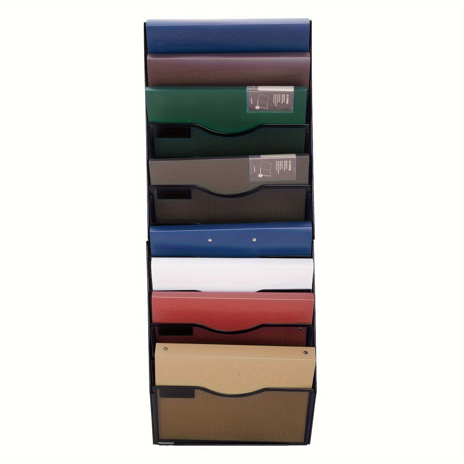 Mesh Office File Organizer 12 Pocket Vertical Hanging File Storage