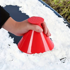 2pcs Outdoor Windshield Ice Snow Removers Cone Shaped Tools