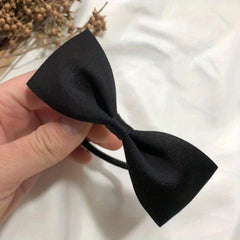 Solid Bow Hair Tie Style Hair Rope Elastic Hair Ring Hair Accessories