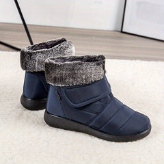 Women's Snow Boots Faux Fur Lining Thermal Waterproof Ankle Boots