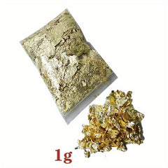 Glitter Foil Flake Resin Epoxy Mold Art Decoration Golden Foil Non Fading