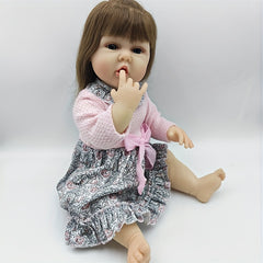 22" Soft Hair Transplant Reborn Doll for Kids