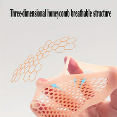 Honeycomb Forefoot Pad Anti slip Silicone Insole for High Heels