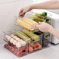 Clear Desktop Drawer Storage Box for Cosmetics Makeup Jewelry Cutlery Food