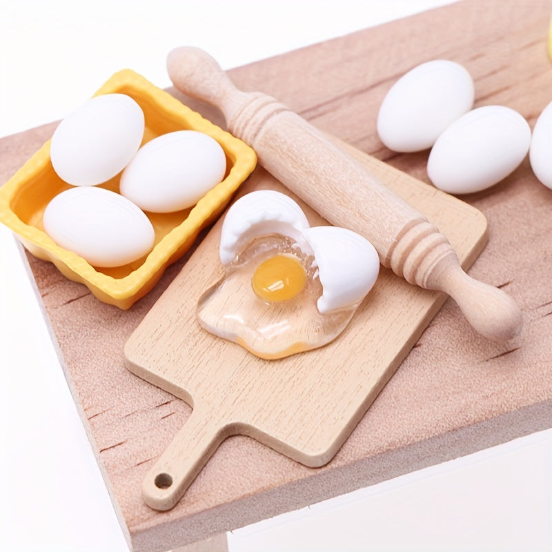 Dollhouse Food Play Set Pretend Play Kitchen Accessories Mini Food Toy
