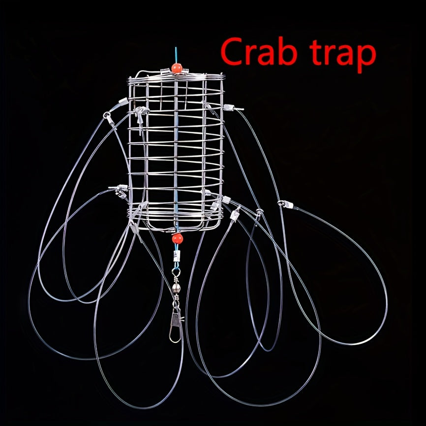 Stainless Steel Crab Catch Tool Bait Cage for Fishing