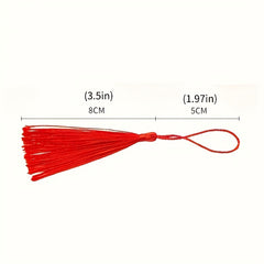 40pcs DIY Tassel Pendant for Crafts Clothing Bridal Bouquet