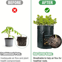 PE Garden Planting Bag for Potato Tomato Strawberry Carrot