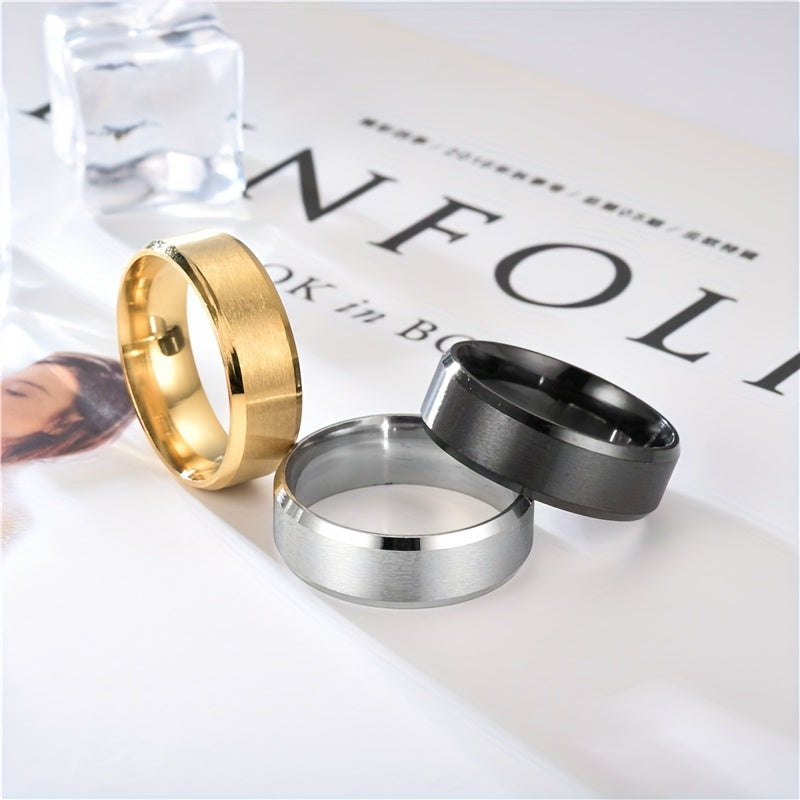 Men's Couple Rings Anniversary Wedding Jewelry Gift