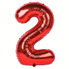 1pc Red Foil Number Balloons 40 Happy Birthday Party Decoration Accessory