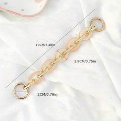 Acrylic Chain Extension for Men's Bag