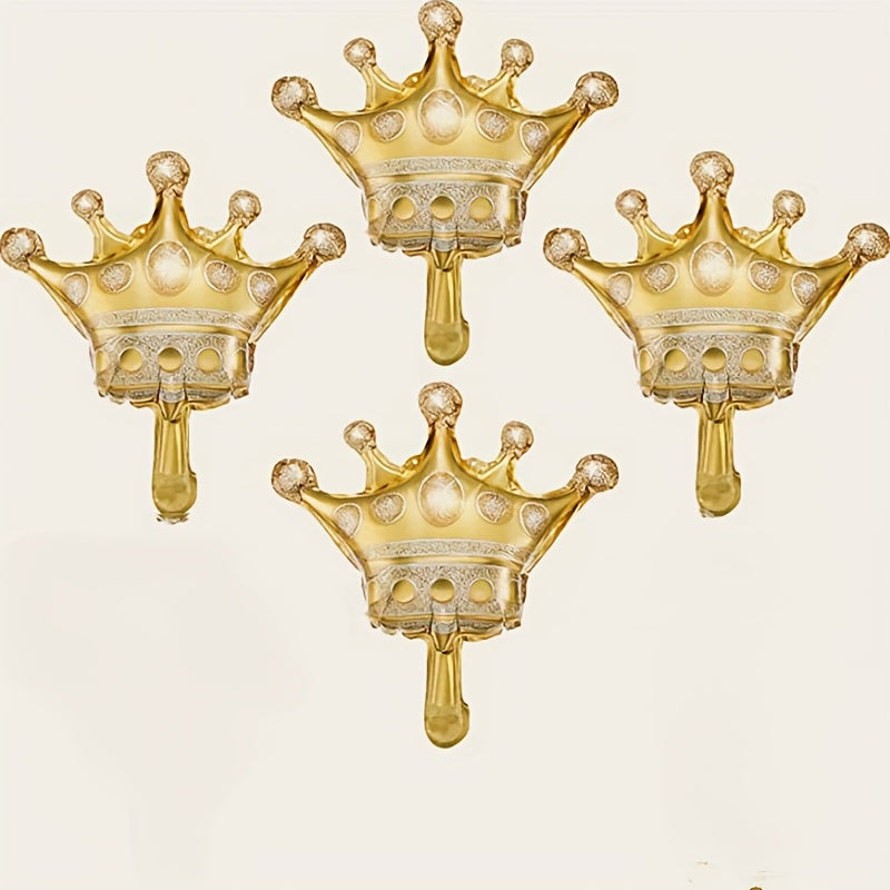 Golden Crown Balloons Kit for Party Decorations
