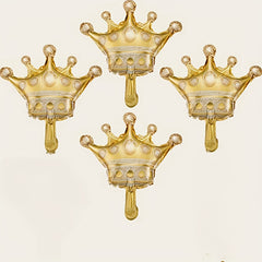 Golden Crown Balloons Kit for Party Decorations