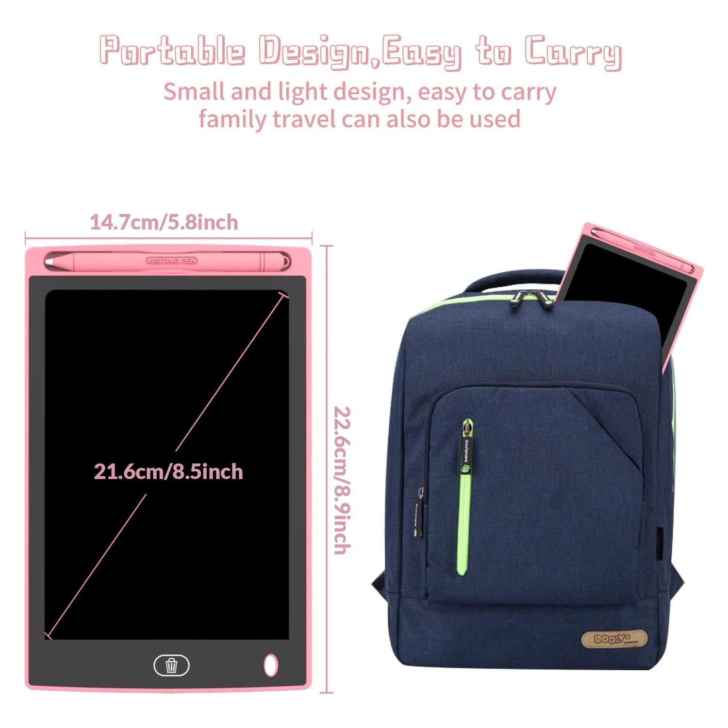 8.5in LCD Writing Tablet 2 Pack Kids Drawing Pad Educational Toy