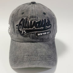 Retro Adjustable Baseball Hat Four Seasons Washable Shade Hat