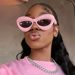 Cat Eye Sunglasses Funny Candy Glasses for Party
