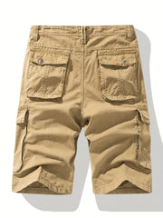 Men's Cargo Shorts with Flap Pockets for Spring & Summer