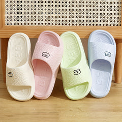 Women's Bear Pillow Slides Soft Indoor Shoes