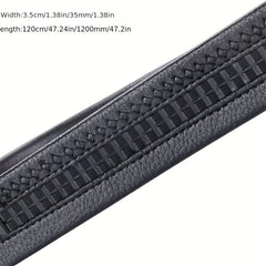 Men's Automatic Buckle PU Leather Belt
