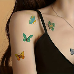 Luminous Tattoo Stickers Set for Children Princess Unicorn Butterfly