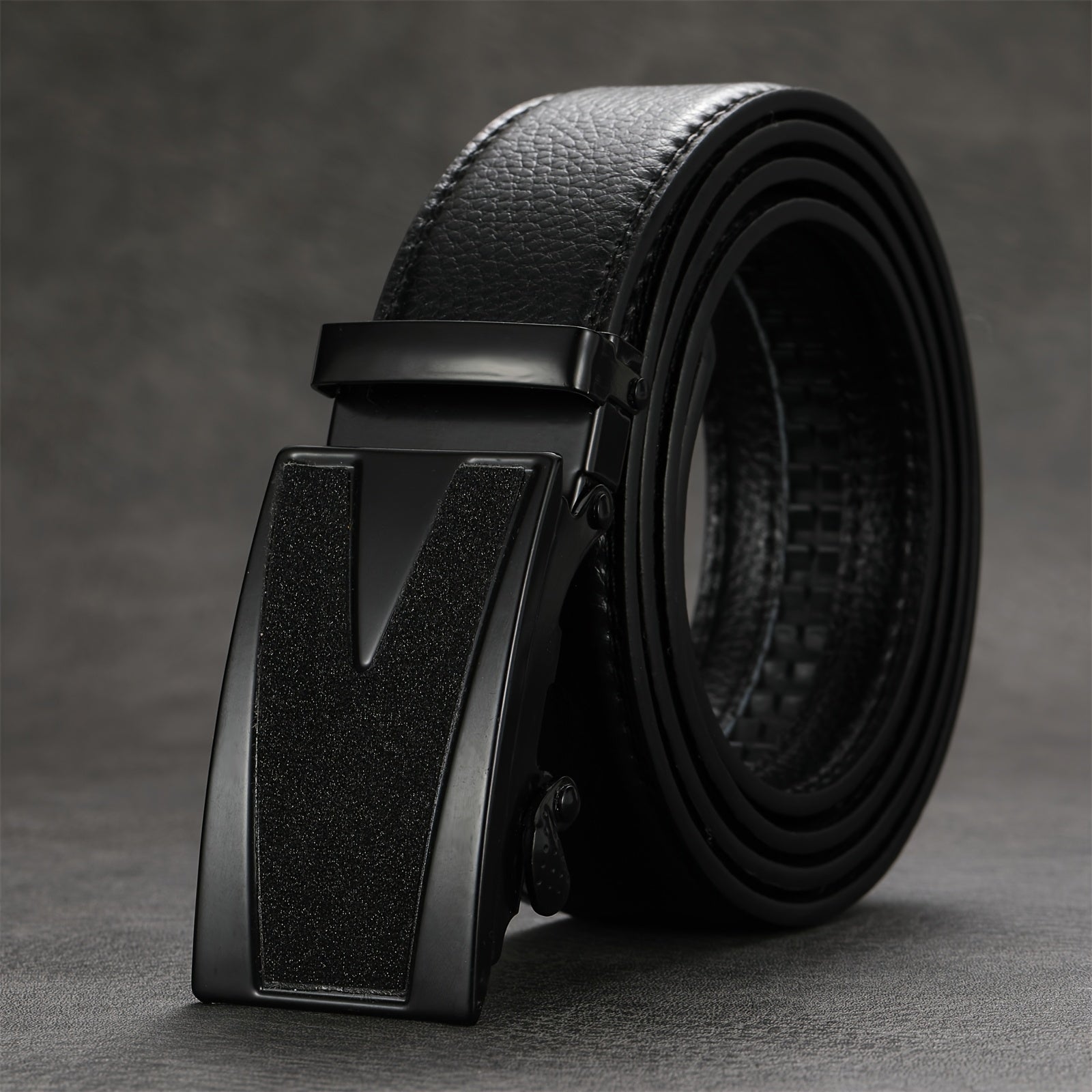 Men's Automatic Buckle Belt - Stylish Leather Waist Strap