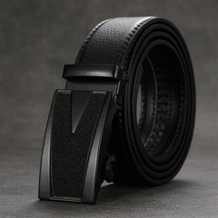 Men's Automatic Buckle Belt - Stylish Leather Waist Strap