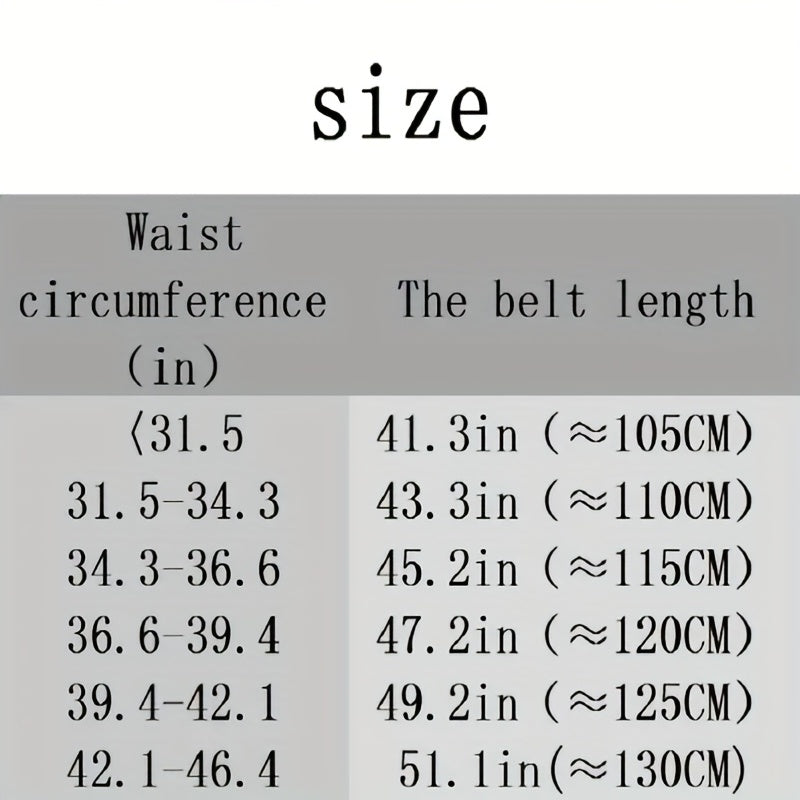 Leather Belt Men's Casual Business Jeans Belt